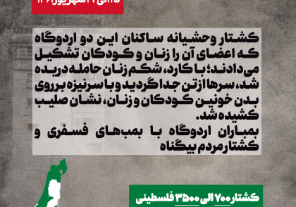 کشتار صبرا و شتیلا (جنایات رژیم صهیونیستی در فلسطین)