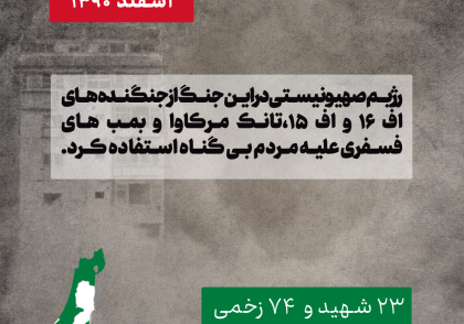 جنگ مارس رژیم صهیونیستی و غزه (جنایات رژیم صهیونیستی در فلسطین)